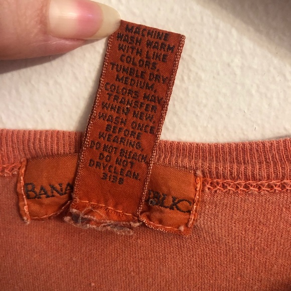 Banana republic soft cotton long sleeve tee m - Picture 5 of 5